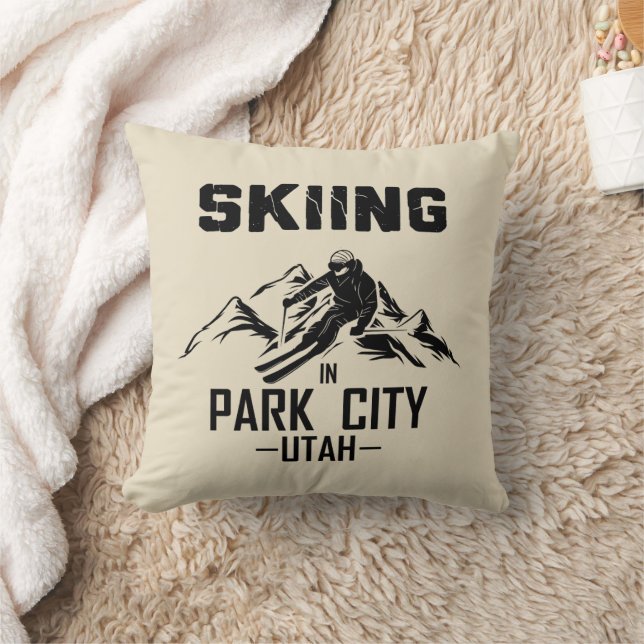 Coussin Park City Utah (Couverture)