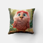 Coussin Parker - Le poussin cardinal rouge (Verso)