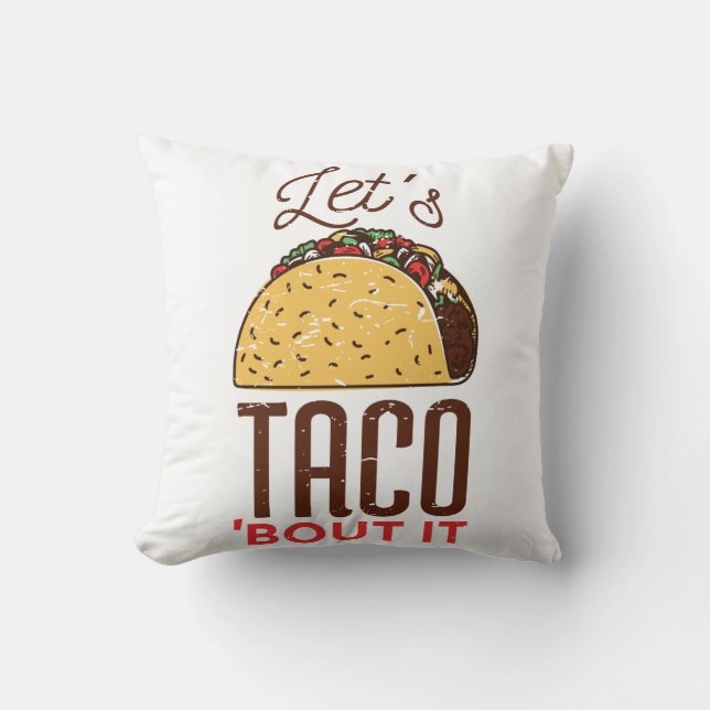 Coussin Parlons Taco (Recto)