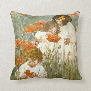 Coussin Parmi les pavots 1904