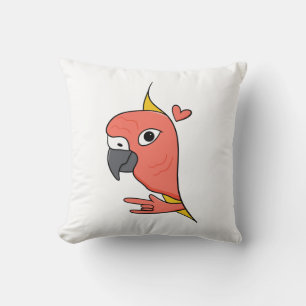 Coussin Parrot ASL I Love You - Design de culture sourde