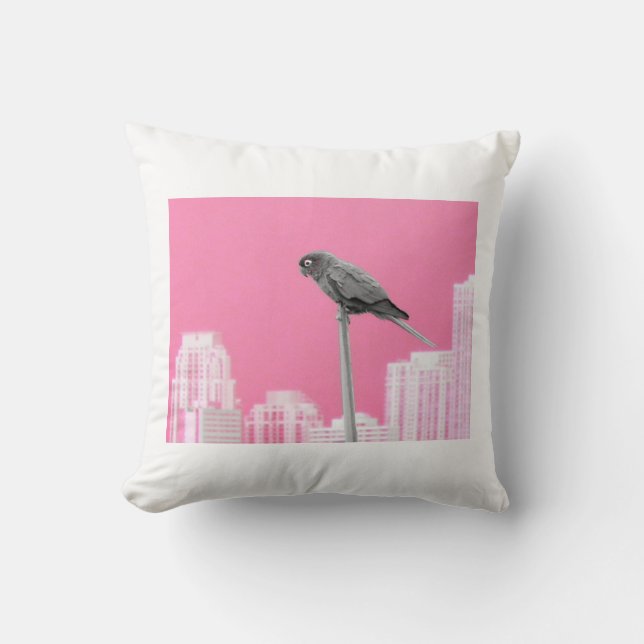 Coussin ~Parrot~ JETER UN OREILLARD, CUSTOMISER (Recto)