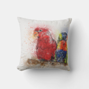 Coussin Parrot Oiseau Salon, Chambre Familiale Jeter Oreil