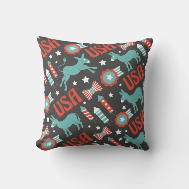 Coussin Parti démocrate USA (Recto)