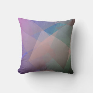 Coussin Particules Volantes Abstraites   Formes Géométriqu