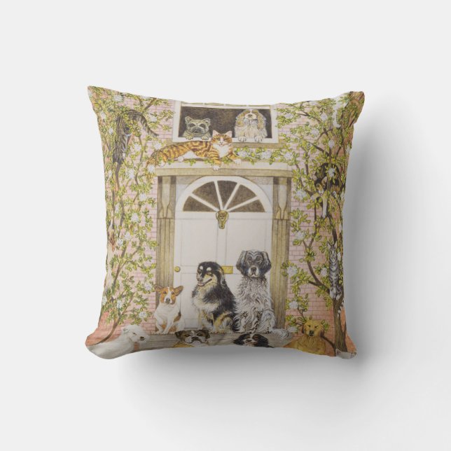 Coussin Partie de maison de campagne (Recto)