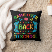 Coussin Partie terminée Retour à l'école (Couverture)