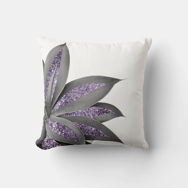 Coussin Parties scintillant Agave Finesse Glam #11 (Partie (Recto)