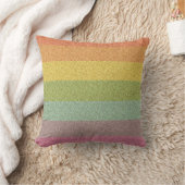 Coussin Parties scintillant arc-en-ciel Zebra Imprimer Cui (Couverture)
