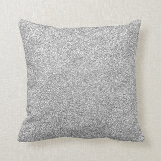 Coussin Parties scintillant Bijoux blanc Argent étincelant