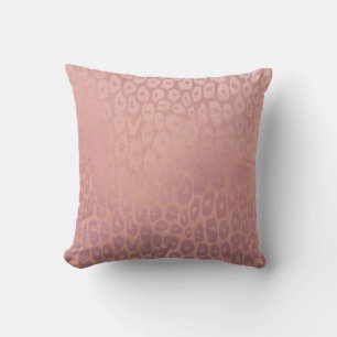 Coussin Parties scintillant de Golg Rode Rose Léopard Text