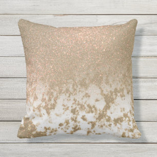 Coussin Parties scintillant en or brillant brillant