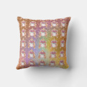 Coussin Parties scintillant Faux personnalisée Unicorn Hor (Verso)