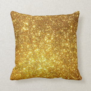 Coussin Parties scintillant Gold de luxe