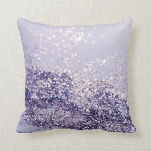 Coussin Parties scintillant magique de la sirène Lilac #1