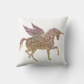 Coussin Parties scintillant Or tendance Éparkle Unicorn Pe (Verso)