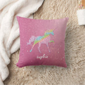 Coussin Parties scintillant Rainbow Unicorn Nursery (Couverture)