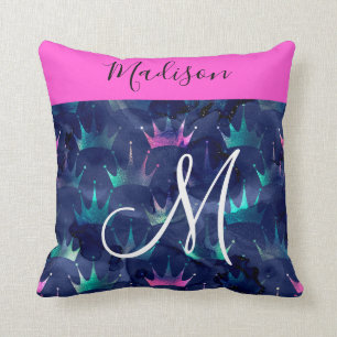 Coussin Parties scintillant rose chaud étincelles Mermaid