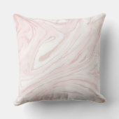 Coussin Parties scintillant rose moderne marbre (Verso)