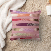 Coussin Parties scintillant rose or de Glam de fille Broch (Couverture)