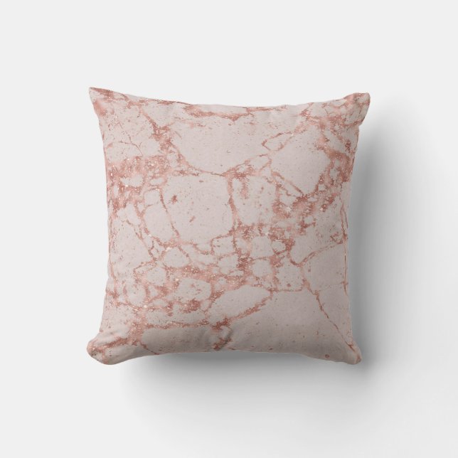 Coussin Parties scintillant rose rose rose blanche de luxe (Recto)