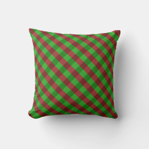 Coussin Parties scintillant rouge et verte