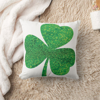 Coussin Parties scintillant Shamrock St. Patrick’s Day Jou