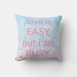Coussin Parties scintillant tendance douce