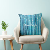 Coussin Parties scintillant Turquoise Aqua Glam (Chaise)