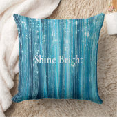Coussin Parties scintillant Turquoise Aqua Glam (Couverture)