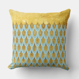 Coussin Parties scintillant Turquoise bleu brillant Balanc