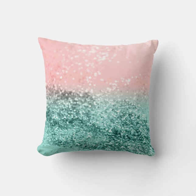 Coussin Parties scintillant Vibes d'été #4 (Recto)