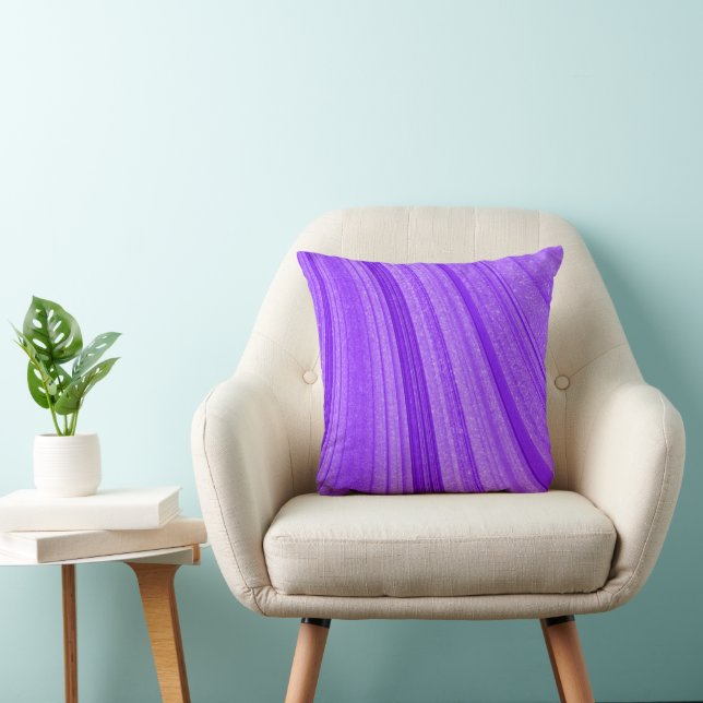 Coussin Parties scintillant violet oneuse (Chaise)