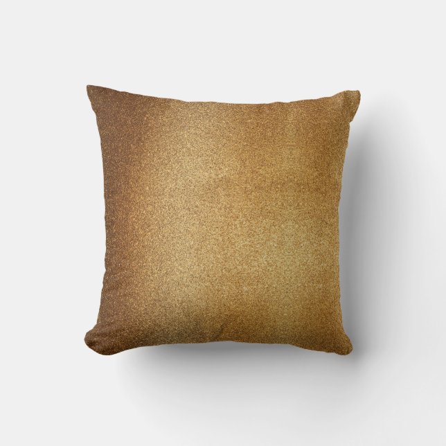 Coussin Parties scintillantes d'or (Recto)