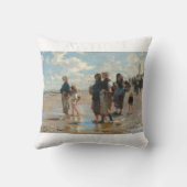 Coussin Partir à la pêche de John Singer Sargent (Verso)
