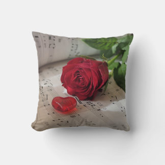 Coussin Partition Rose Coeur
