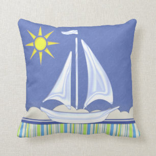 Coussin Partons naviguer
