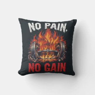 Coussin Pas de douleur Pas de gain Fitness Conception de m