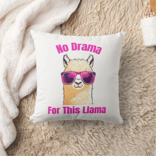 Coussin Pas de drame pour cette Llama - Drôle Llama