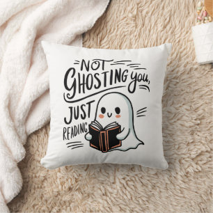 Coussin Pas de fantômes, juste de lire