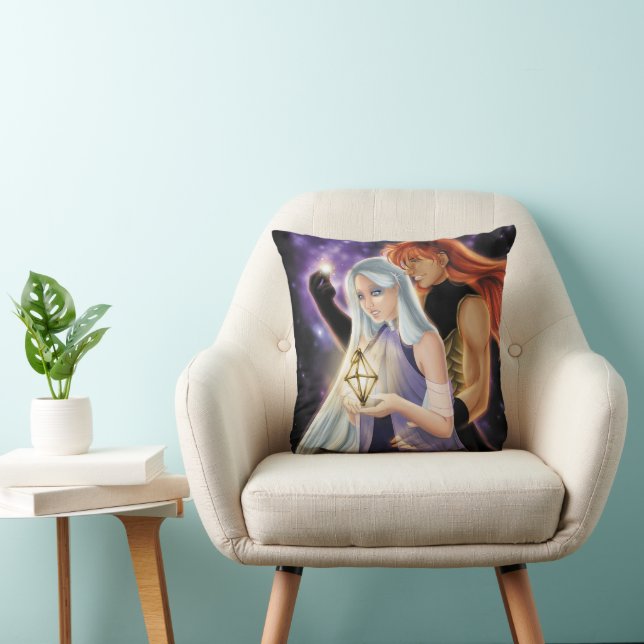 Coussin Pas de lumière sans vous près (Chaise)