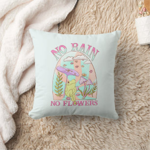 Coussin Pas de pluie, pas de fleurs Inspirer Floral & Ch