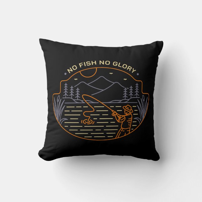 Coussin Pas de poisson pas de gloire (Recto)