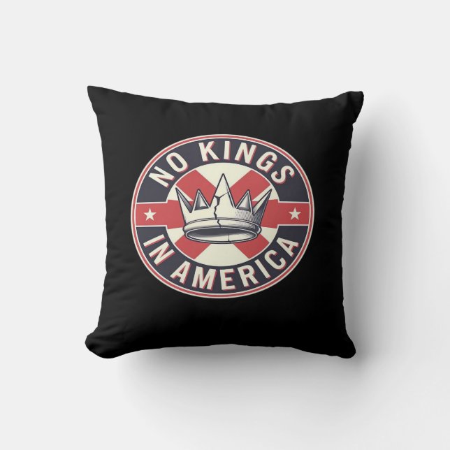 Coussin Pas de rois dans le style créatif américain (Recto)