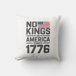 Coussin Pas de rois en Amérique depuis 1776 Création