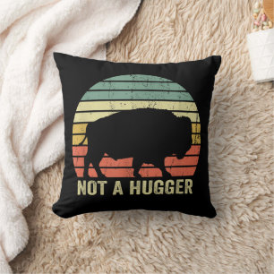 Coussin Pas du genre à faire des câlins Drôle d'introducti