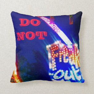 Coussin Pas freak la photo d'art d'amusement de tour de