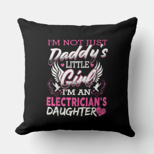 Coussin Pas seulement papa petite fille Je suis un cadeau 