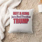 Coussin Pas un roi, juste un vrai président (Couverture)