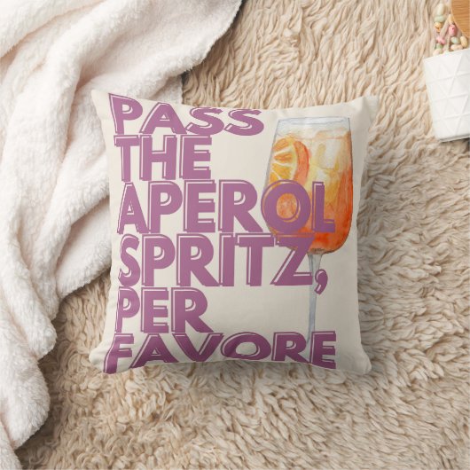 Coussin Passez l'impression Aperol Spritz | Cocktail itali (Couverture)